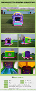 Castillo Inflable de PVC Personalizable, Ecológico, 4.5x4x3m, Capacidad para 8-12 Personas, para Uso en Exteriores, Escuelas/Plazas, Niños - Product Image 6