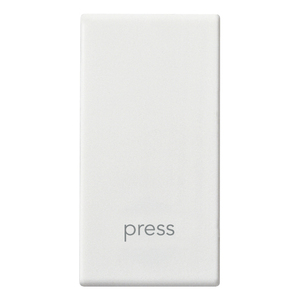 Interrupteur à bouton-poussoir blanc 4,4 x 2,2 x 0,8 pouces pour montage mural - Product Image 1