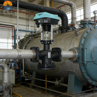 Vanne de régulation électrique en fonte ductile 2,5''-12'' pour le contrôle du niveau de liquide, protection IP54, YC-TECH, OEM disponible