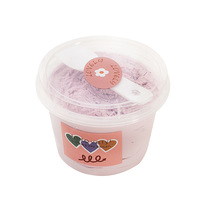 Gobelets carrés en plastique PP transparent personnalisés avec couvercles plats pour desserts, glaces, yaourts, poudings, gelées, mousses et gâteaux – Idéal pour l'emballage de vos événements festifs