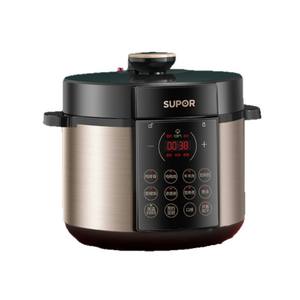 Autocuiseur électrique Supor 5L en acier inoxydable avec minuterie intelligente, cuiseur à riz multifonctionnel, pot à mijoter, fonctionnement à une touche - Product Image 1