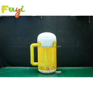 Cangkir bir botol tiup dekorasi promosi kualitas tinggi diskon besar kaca anggur tiup raksasa untuk iklan - Product Image 5