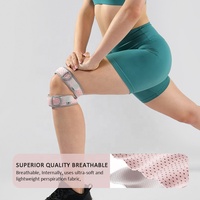 VBOSi 4638 CE/FDA double sangle de soutien du tendon rotulien sangle de genou en néoprène bande de stabilisateur de rotule pour douleur médicale rampante au genou