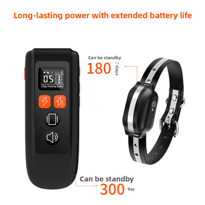 Wiederauf lad bares wasserdichtes Fern trainings gerät Elektronisches Halsband für das Hunde training Vibrierende Elektro schock pieps für alle Hunde - Product Image 2