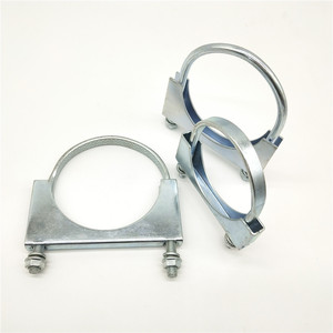 Colliers de serrage galvanisés à boulon en U avec revêtement antirouille et usages multiples (2 1/4 po) - Product Image 1
