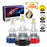 R11 Tricolore 120W 32000LM Auto f9 led phare 4 couleur led phares pour camion h1 h3 h4 h7 h11 h13 9005 9006 880 881