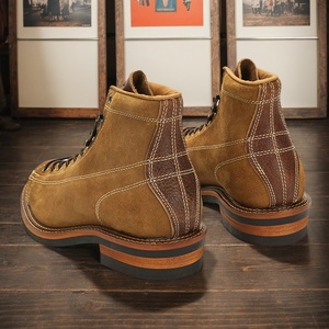 Scarponcini da Trekking alla Caviglia per <span class=keywords><strong>Uomo</strong></span> e Donna in Stile Europeo e Americano <span class=keywords><strong>con</strong></span> Fodera in Vera Pelle e Tomaia in Strato Superiore di Pelle Bovina dal Design Corto - Product Image 6