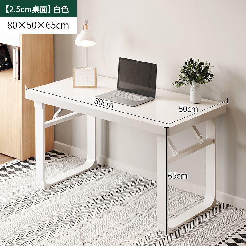 [Upgraded Thick Table Legs] 80*50*65 White
