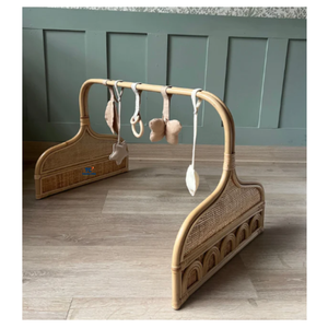 Mejores ventas al por mayor de alta calidad juguetes duraderos naturales para bebés ratán gimnasio para bebés para niños hechos en Vietnam - Product Image 3