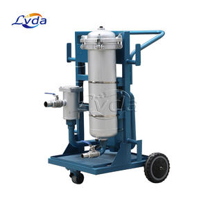 Chariot de filtre à huile mobile 100L/min Système hydraulique Purificateur d'huile industriel portable Filtre à carburant Purificateur d'huile multifonction - Product Image 6