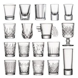Mini vaso de chupito redondo grabado de 2oz impreso personalizado con texto o mensaje específico de la ocasión muestra gratuita disponible - Product Image 1
