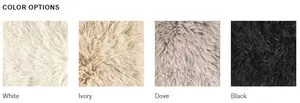 Yeti — meuble de maison moderne en tissu de laine de mouton, canapé doux à sections, salon,