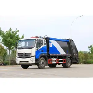 Introducción al camión de basura comprimido con motor diésel Futian Ruiwo personalizable para varios camiones de basura