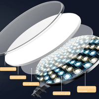 Anneau lumineux LED 18 pouces avec support de 2m et support de téléphone Selfie Halo Light pour la photographie/le maquillage/le vlogging/la diffusion en direct
