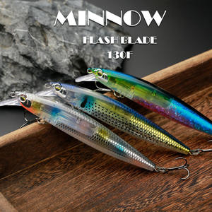 WEI 13cm/18.5g 9 Cores Flash Escalas Bionic Isca Flutuante Minnow Isca De Pesca Artificial Isca De Pesca Dura - Product Image 6