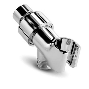 Soporte ajustable de 1/2 pulgada para cabezal de ducha de mano, con bola de latón, soporte de ABS premium, brazo giratorio de 360 grados y conector de manguera - Product Image 1
