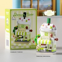 YD TOYS Blocs de construction écologiques Street View en plastique, jouet DIY pour enfants de 5 à 7 ans, thème animaux et nature, petit cadeau