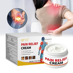QFSN 50g Krim Pijat Pereda Nyeri Punggung, Otot, Sendi, Leher, dan Bahu dengan Ekstrak Mint & Kamper, Umur Simpan 2 Tahun, Bersertifikat MSDS - Product Image 1