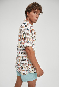 Camicia hawaiana da uomo con Design testine - Product Image 3