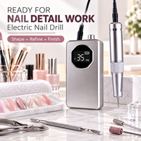 Machine à ongles rechargeable 19 400 tr/min pour salon de manucure, vente en gros, personnalisable