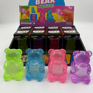 Nouveau produit : Ours en peluche Maltose End Box, jouet anti-stress à presser et rire, gadget de relaxation, jouet à rebond lent, en boîte - Product Image 2