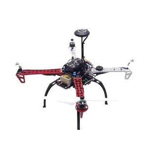 Drone rakitan F450 kelas profesional, kit DIY C ++ Pythone pengembangan sekunder kontrol penerbangan sumber terbuka