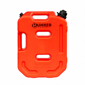 Bidon rouge BUNKER INDUST 5L 10L 20L 30L, réservoir de carburant portable avec bec verseur, conteneur de stockage d'<span class=keywords><strong>essence</strong></span>, de diesel et d'huile - Product Image 2