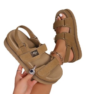Sandalias de Plataforma para Mujer, Estilo Nuevo, Suela Gruesa, Plataformas de Playa para el Verano - Product Image 5