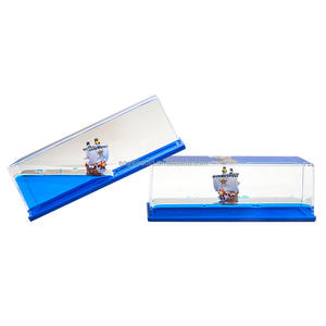 Nieuwigheid Acryl Het Eendelige Goud Vrolijk Schip Vloeistof Ornament Drift Fles Vloeibare Presse-Papier-Papier Bureauspeelgoed - Product Image 1