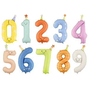 Globo de Número Gigante de 42 Pulgadas con Diseño de Animales de Safari para Decoración de Centro de Mesa en Fiestas de Cumpleaños - Product Image 3