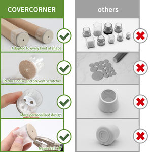 Pieds <span class=keywords><strong>de</strong></span> <span class=keywords><strong>chaise</strong></span> en <span class=keywords><strong>plastique</strong></span> à bout rond couvre pieds <span class=keywords><strong>de</strong></span> table d'extérieur capuchon <span class=keywords><strong>de</strong></span> jambe <span class=keywords><strong>de</strong></span> <span class=keywords><strong>chaise</strong></span> en <span class=keywords><strong>plastique</strong></span> antidérapant <span class=keywords><strong>pour</strong></span> protecteur <span class=keywords><strong>de</strong></span> sol - Product Image 4