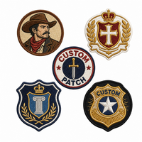 Patch brodé personnalisé éco-responsable pour sacs, chapeaux et accessoires vestimentaires avec options de fixation thermocollante ou velcro