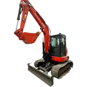 Mini-excavatrice Kubota U55 d'occasion 100% japonaise à vendre, bon état, prix attractif, poids opérationnel de 5 tonnes, composants essentiels inclus - Product Image 1