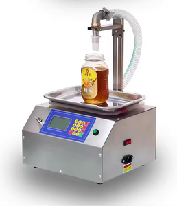 Máquina de llenado automática completa, pasta de sésamo y miel, pegamento de aceite comestible, líquido viscoso, máquina de llenado de líquidos - Product Image 2