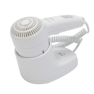 Sèche-cheveux mural 1200W avec buse concentratrice pour usage hôtelier, corps en plastique, moteur AC - Product Image 2