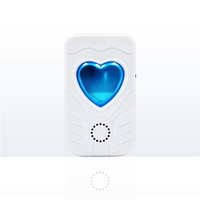 Sonnette sans fil moderne en ABS, alimentée par piles, portée de réception de 100 m, lumière LED, installation facile pour la maison, le bureau, le magasin, l'appartement