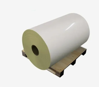 Rouleau d'étiquettes pour imprimante thermique 70 g/m² en PP thermique auto-adhésif jaune Glacine