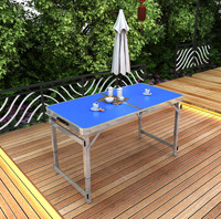 Table à manger pliante moderne, légère et portable, avec structure robuste, pour pique-nique en plein air