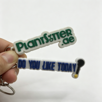Llaveros Personalizados de PVC con Forma de Carabina y Logotipo Grabado, Ecológicos, Duraderos, No Tóxicos, Regalos Promocionales