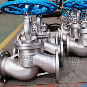 Vanne à boisseau droit manuelle industrielle J41Y J41H-16C à bride en acier inoxydable 304 DN150 pour vapeur à haute température - Product Image 4