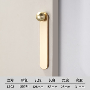 Modern Zinc Alloy <b>Door</b> Handles for Cabinets Wardrobes Drawers Kitchen Bedroom & Bathroom - Product Image 4