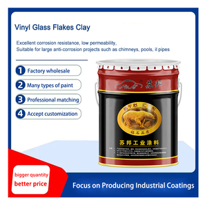 Nhựa Acrylic dựa trên nhựa vinyl nhựa thủy tinh Flake vữa tuyệt vời cho lớp phủ chống thấm nước trên thân tàu và bể chứa hóa chất - Product Image 2