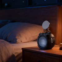 Speaker Mini V5.3 dengan Penyangga Ponsel, Power Bank, LED RGB, Suara yang Ditingkatkan, Desain Premium