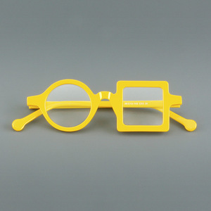 กรอบแว่นตาทรงสี่เหลี่ยมสไตล์ย้อนยุคทำด้วยมือสไตล์ญี่ปุ่นสำหรับผู้ชายและผู้หญิงมีแผ่นเหล็กที่สร้างแรงบันดาลใจจาก <span class=keywords><strong>downey</strong></span> - Product Image 6