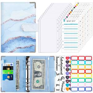 Planificateur de budget convivial pour étudiants, gestion des finances personnelles, carnet coloré, outil de budget, couverture rigide en cuir PU - Product Image 5