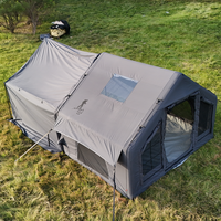 Tente Gonflable Portable Quatre Saisons Série 7 Étoiles Premium en Tissu Oxford 600D avec Colonne d'Air Épaissie 16MM et Auvent Anti-Pluie – Offre Spéciale