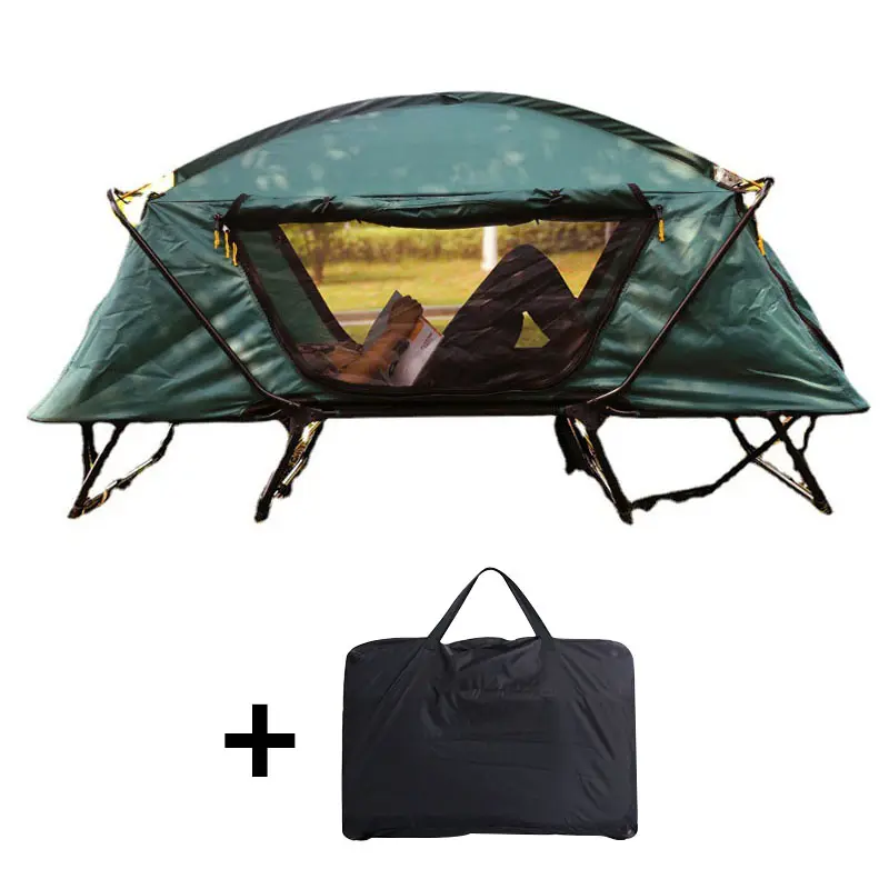 Fabbricazione Oem Oxford lettino portatile impermeabile fuori terra tenda da campeggio tenda per zanzariera pop-up all'aperto con letto