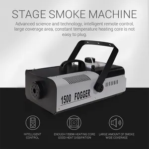 Máquina de fumaça leve CH 1500W, máquina de neblina para festa de casamento, luz de palco para festa de casamento, DJ