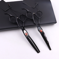 Ensemble de ciseaux de coupe de cheveux professionnels, pour la maison et le magasin, Kit de ciseaux de coupe de cheveux, ciseaux de barbier