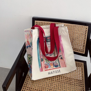 Bolsa de compras con cremallera de un solo hombro y asa suave, con diseño de pintura al óleo de ventana abierta de <span class=keywords><strong>Matisse</strong></span>, informal y personalizada, para portátil - Product Image 2